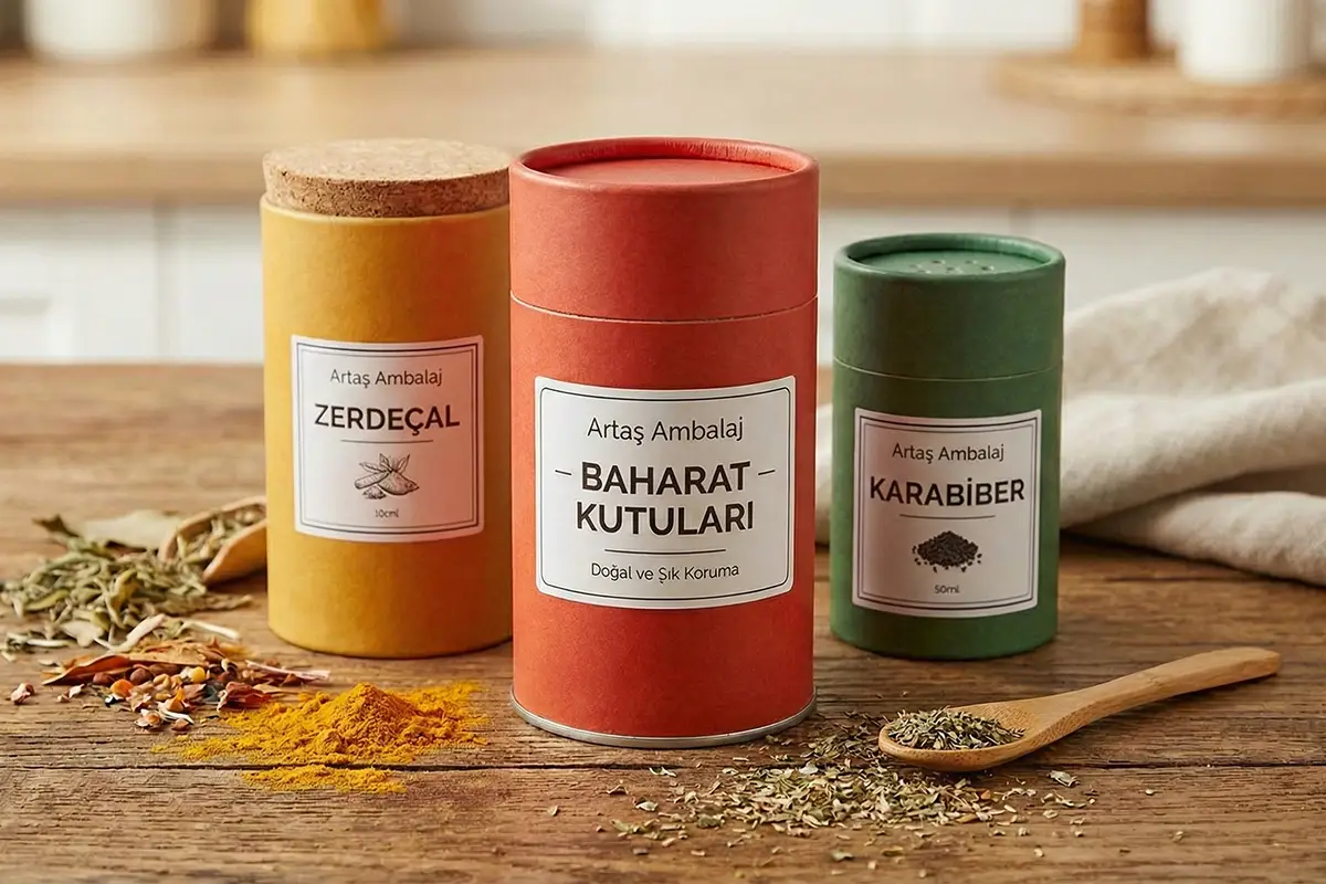Esthétique et Fraîcheur : Boîte à épices en Carton